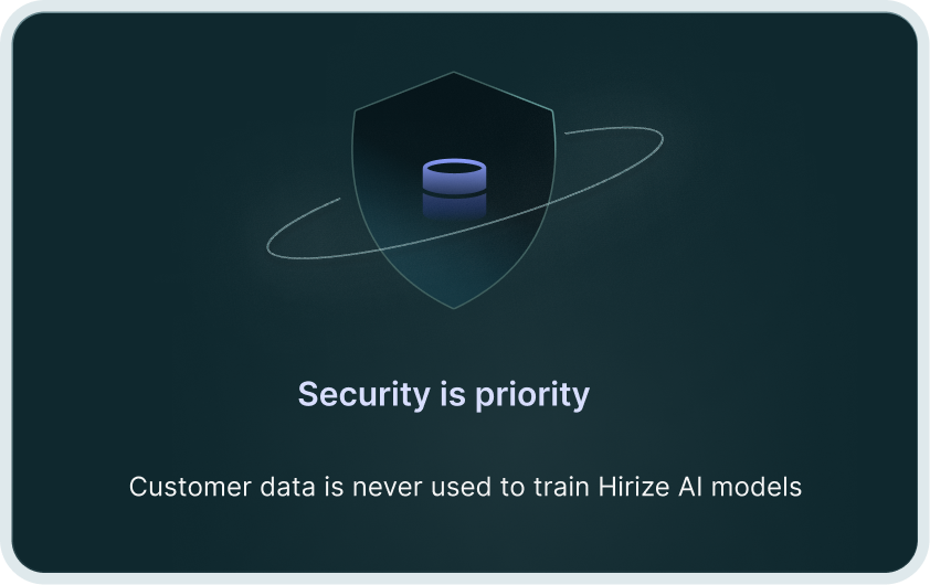Security is priority
