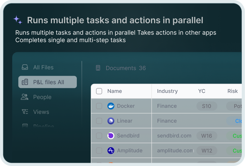 Tasks and Actions